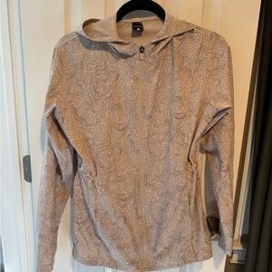 Balance Athletica Beige Swirl Zip-Up Jacket